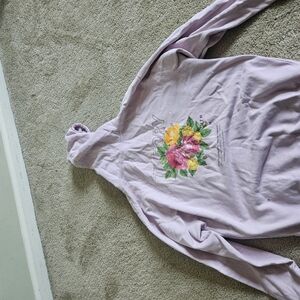 TRUTH + THEROY pink hoodie.